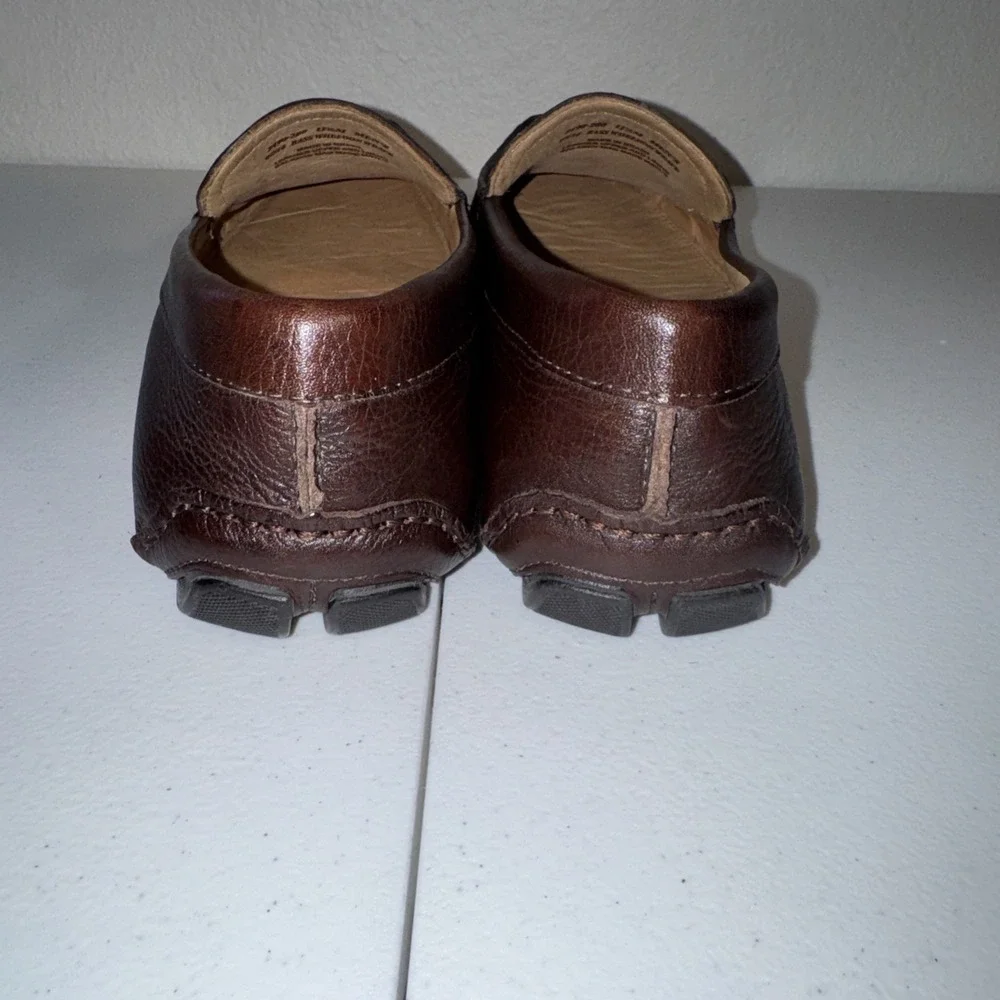 GH Bass & Co Men's Bass Wheldon Weave Loafers Size 11 1/2 Brown Leather Preppy